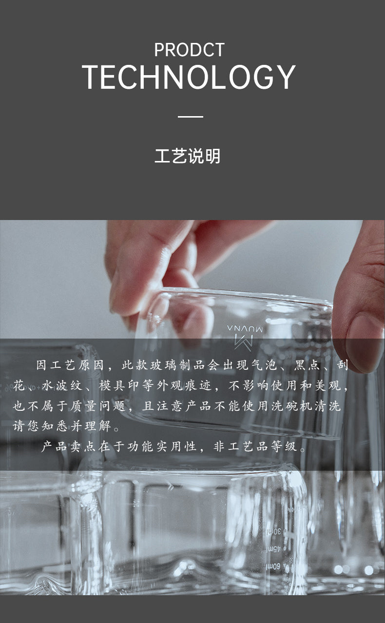 Muvna Glass Espresso Cup