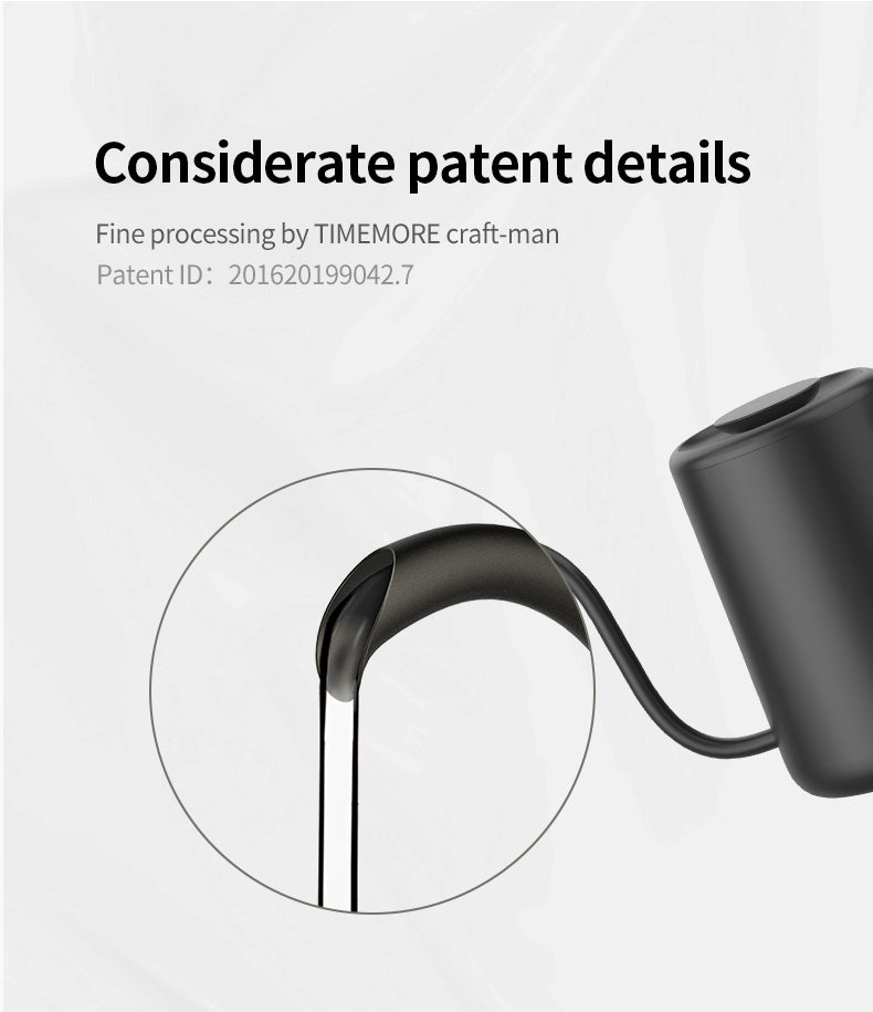 Timemore - Fish pour over kettle 700ml - Choose Color