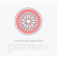 Timemore - Crystal Eye Glass Dripper PC Holder White - Choose Size