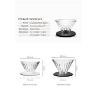 Timemore - Crystal Eye Glass Dripper PC Holder White - Choose Size