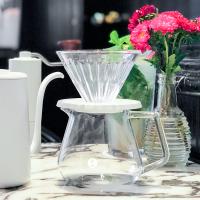 Timemore - Crystal Eye Glass Dripper PC Holder White - Choose Size