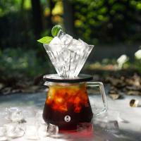 Timemore - Crystal Eye Glass Dripper PC Holder Black - Choose Size