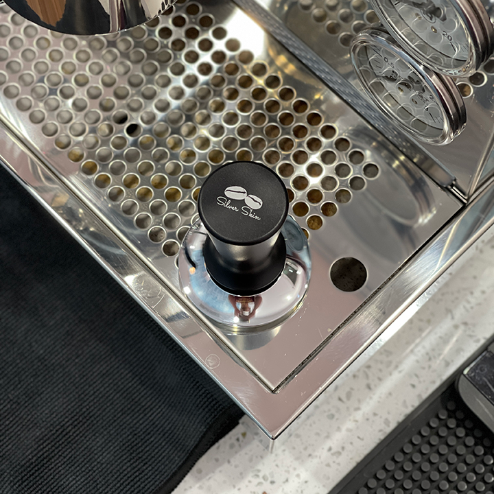 Black Calibrated Tamper 58.5 mm