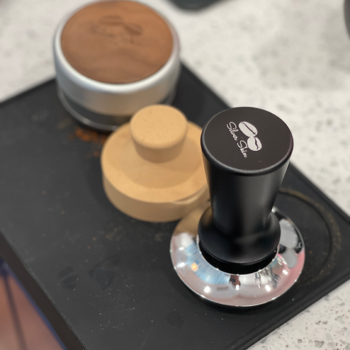 Black Calibrated Tamper 58.5 mm