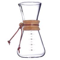 WOOD COFFEE SERVER CHEMEX STYLE - CHOOSE SIZE
