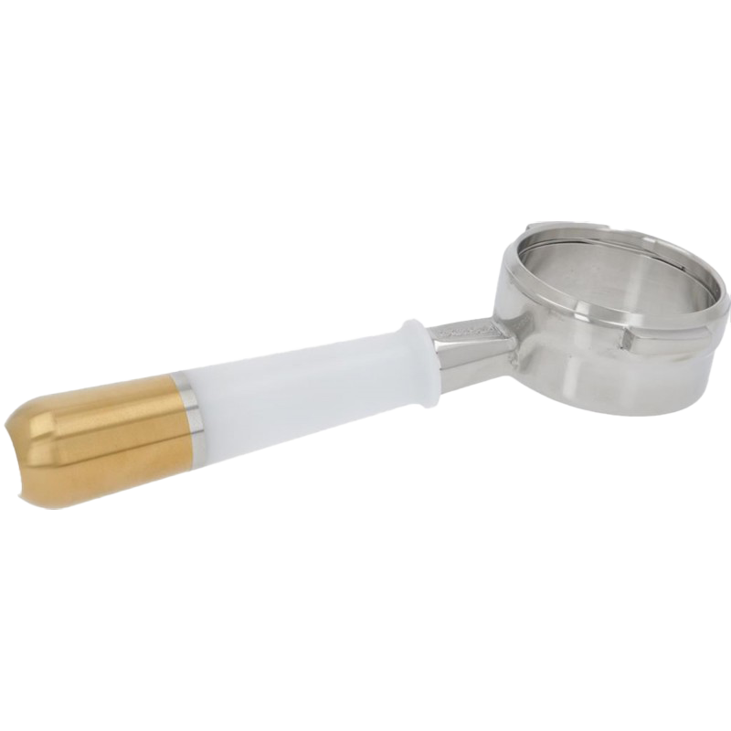 Pesado Bottomless portafilter WHITE & GOLD