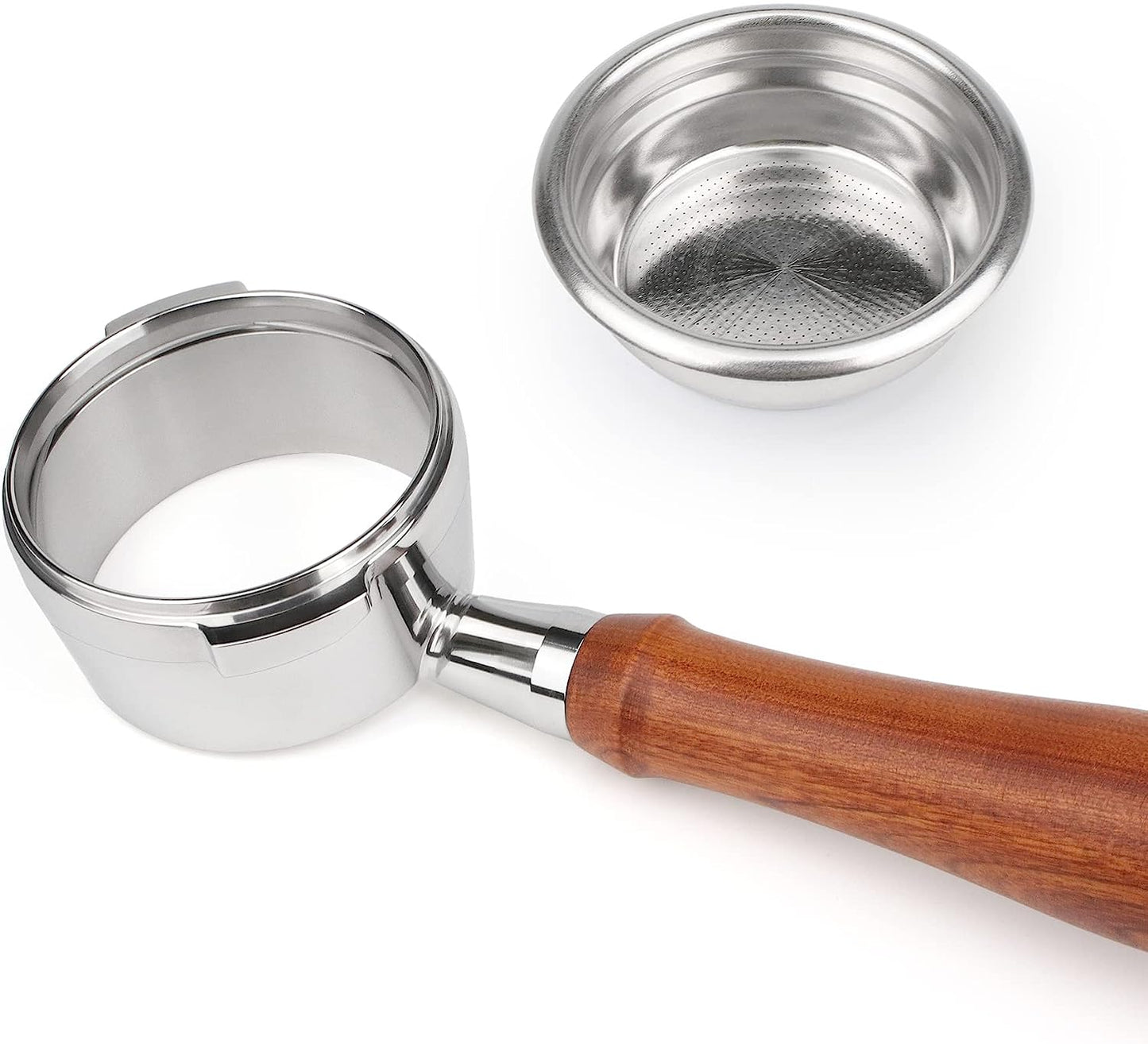 Portafilter Bottomless for Gaggia 58mm (Rosewood)