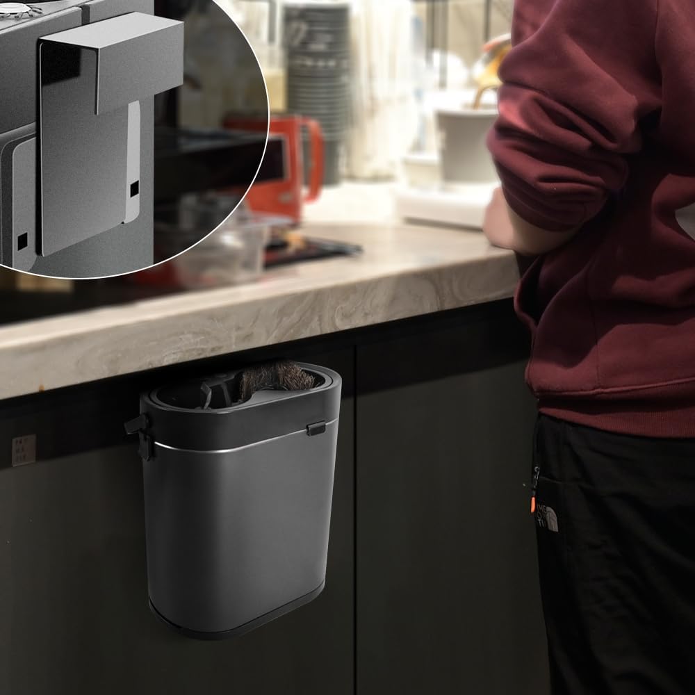 Electric Espresso Coffee Knock Box Automatic Portafilter Cleaner