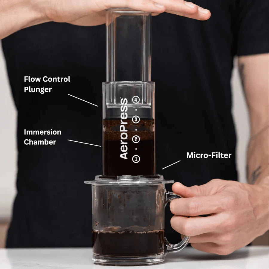 AeroPress Coffee Maker clear