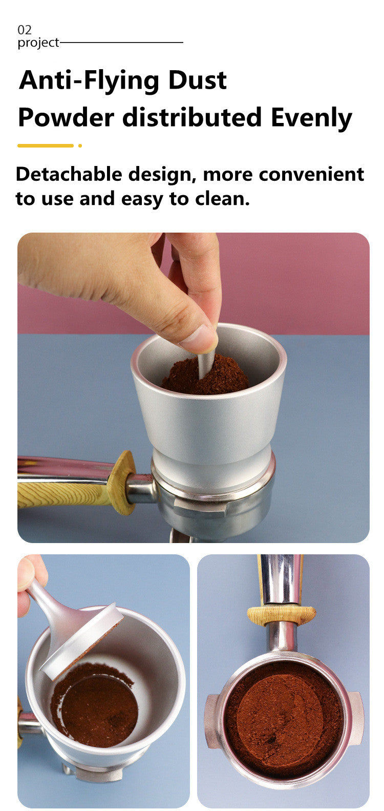 Dosing Cup - 58mm- silver