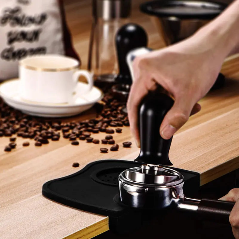 Tamper Mat with portafilter station
