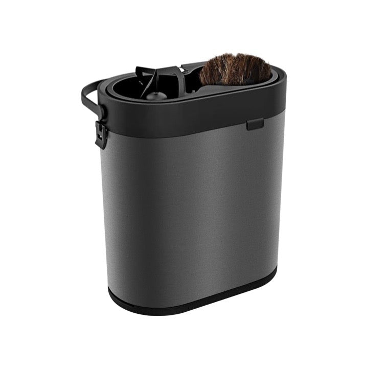 Electric Espresso Coffee Knock Box Automatic Portafilter Cleaner
