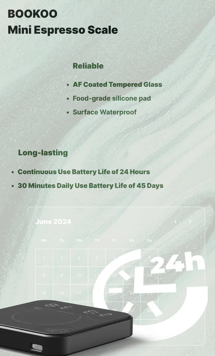 Themis Mini Coffee Scale with case