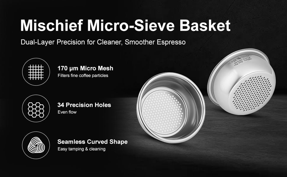 Mischief Micro Sieve Basket 18 g