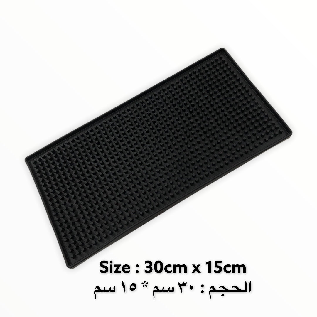 Black Bar Mat 30CMX 15CM