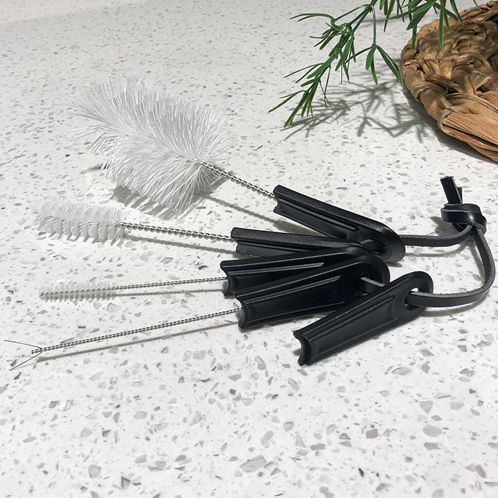 Coffee cleaning brush kit