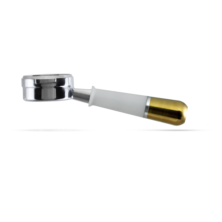 Pesado Bottomless portafilter WHITE & GOLD