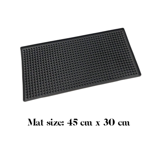 Black Bar Mat 45CMX 30CM