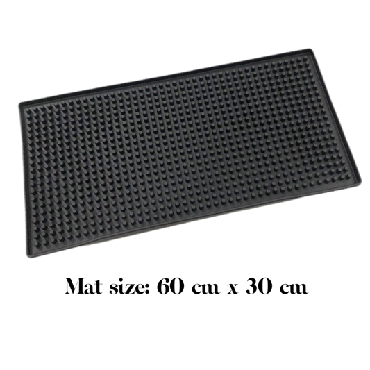 Black Bar Mat 60CMX 30CM