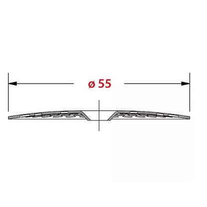 IMS Shower Screen Nanotec - 55 mm (Hibrew)