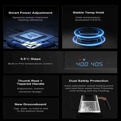 Timemore - Fish pro X smart electric pour over kettle 900 ml