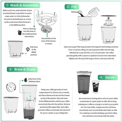 Essential Cold Brewer - 8 cups