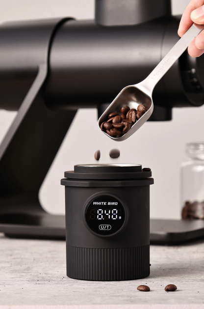 Dosing Cup with scale 58mm - Black