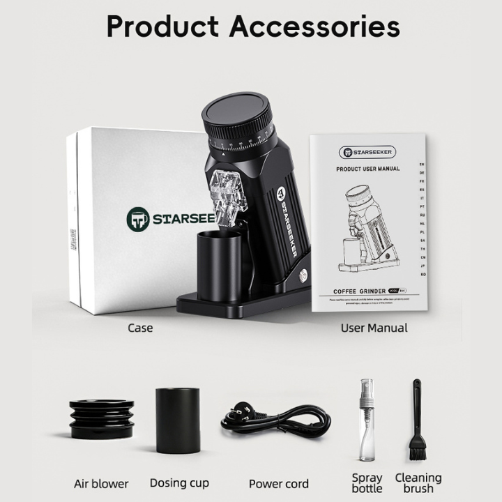 STARSEEKER E64 Flat Electric Grinder-Black
