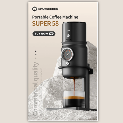 STARSEEKER Super58 Portable Espresso Maker-Choose Color