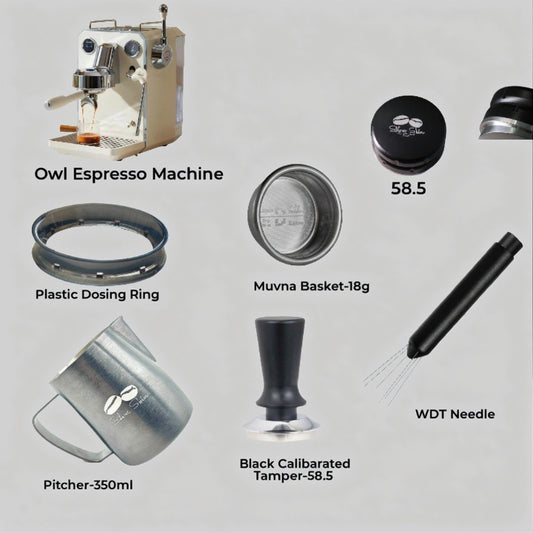 Owls Espresso Machine Bundle