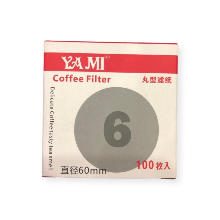 60 mm Filters papers for drip tower 100 pcs